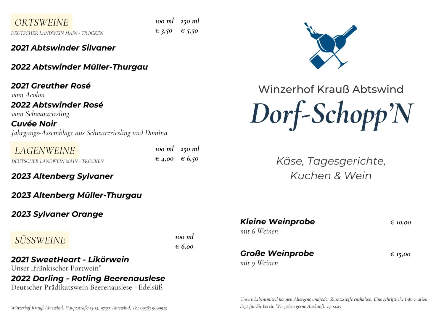 Unsere einzigartigen Veranstaltungen mit flexibler Terminvereinbarung